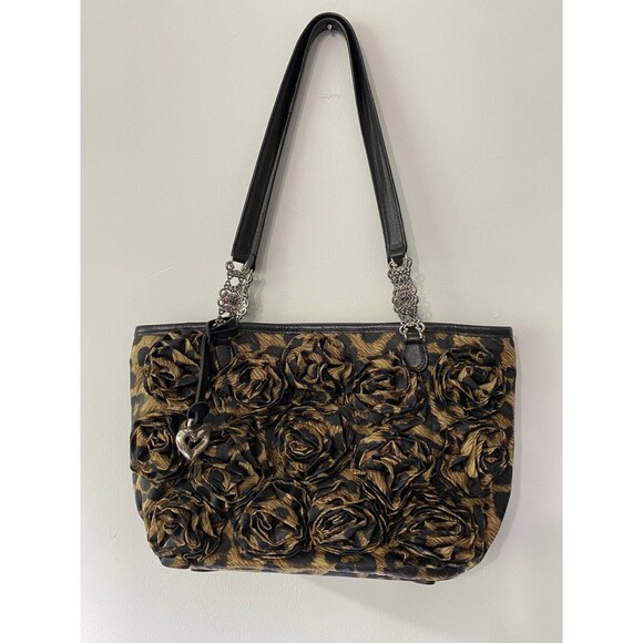 BRIGHTON JILL BOUTIQUE TOTE LEOPARD PRINT - Picture 1 of 6